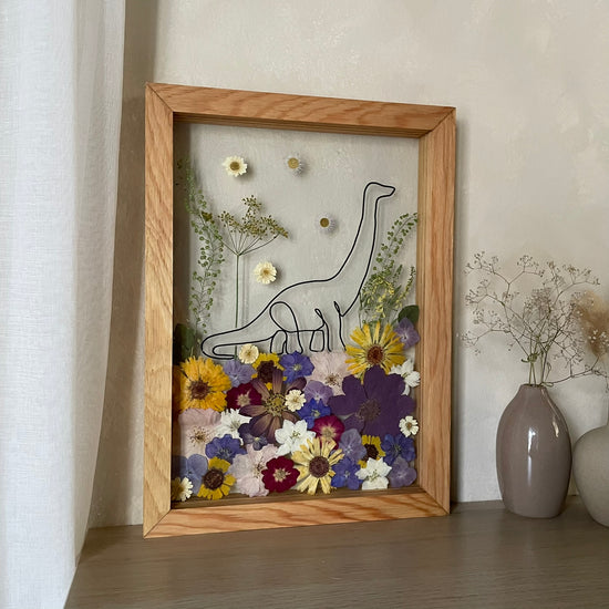 Flowerosaurus colorful