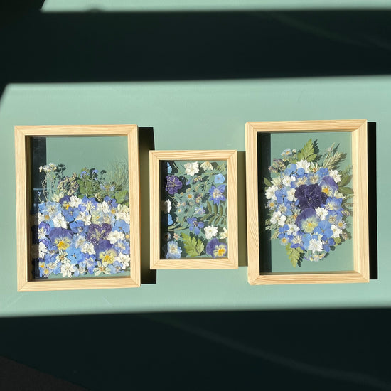 Sitting by a forest pool - set of paintings 1x S and 2x XS (Copy) (Copy)